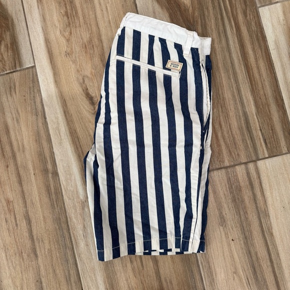 Scotch & Soda Striped Navy and White Shorts boy size 14 - Picture 8 of 8